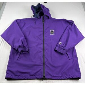 Boathouse Sports Jacket Mens Large Purple Goretex Windbreaker Golf‎ Full Zip